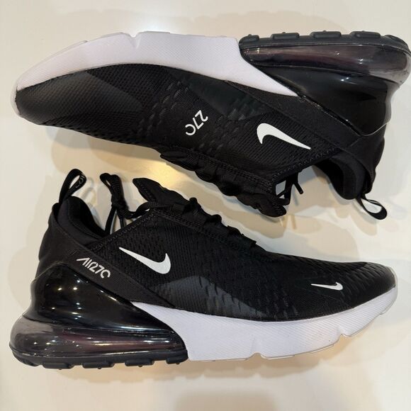 Nike Mens Air Max 270 Black White Shoes Sz 7 New Activewear AH8050-002 main image 7